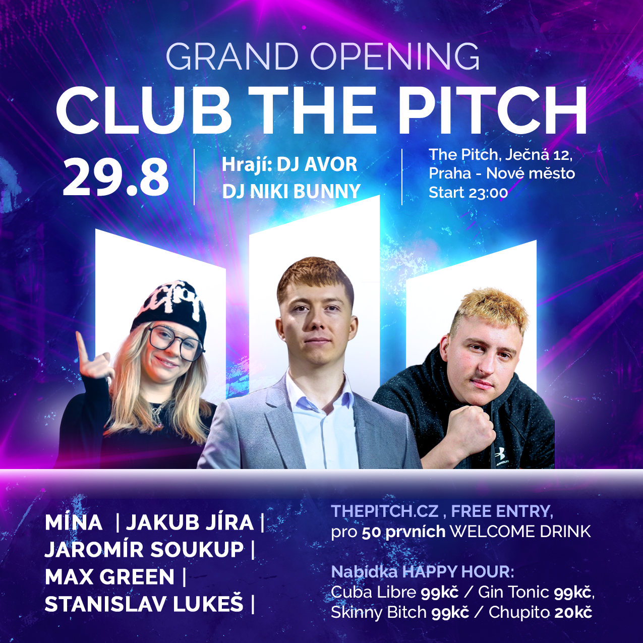 Grand Opening 29.8 The Pitch